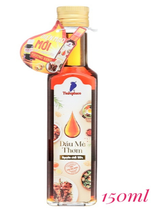 Dầu Mè Thơm Nguyên Chất 100% Nakydaco chai 150ml Thùng 12 chai